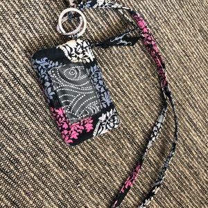 Vera Bradley Wristlet & Lanyard
